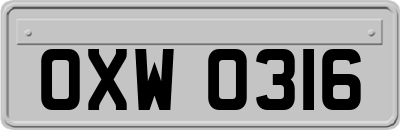 OXW0316