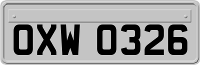 OXW0326
