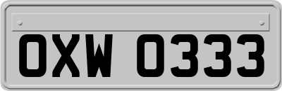 OXW0333