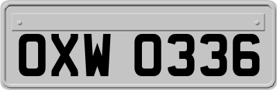 OXW0336