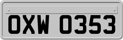 OXW0353