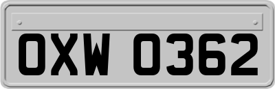 OXW0362
