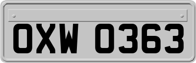 OXW0363