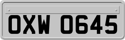OXW0645