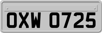OXW0725
