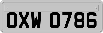 OXW0786