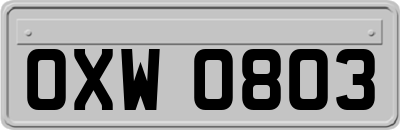 OXW0803