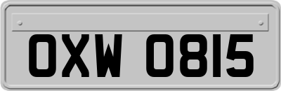 OXW0815
