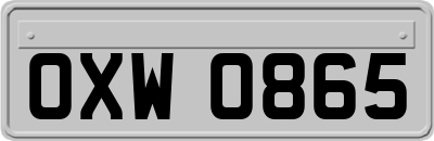 OXW0865