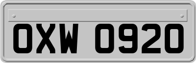 OXW0920