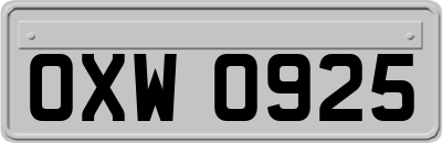 OXW0925