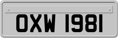 OXW1981