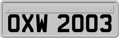 OXW2003