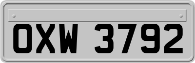 OXW3792