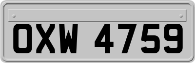 OXW4759