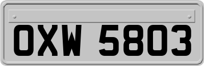 OXW5803