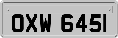 OXW6451
