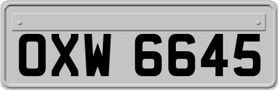 OXW6645