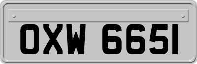 OXW6651