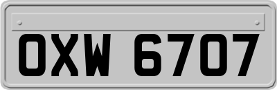OXW6707