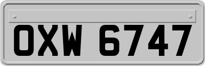 OXW6747