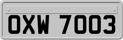 OXW7003