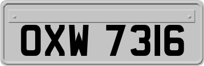 OXW7316