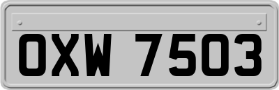 OXW7503