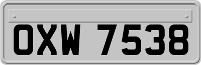 OXW7538