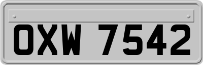 OXW7542