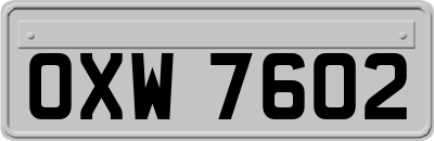 OXW7602
