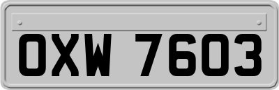 OXW7603