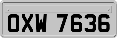 OXW7636
