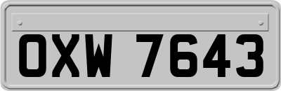 OXW7643