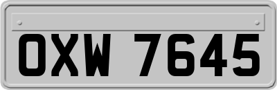 OXW7645