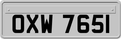 OXW7651