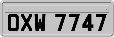 OXW7747