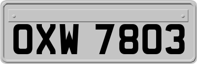 OXW7803