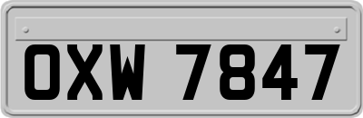 OXW7847