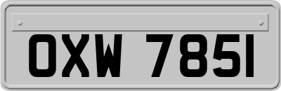 OXW7851