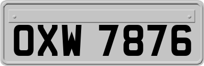 OXW7876