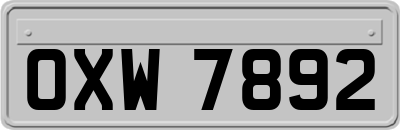 OXW7892
