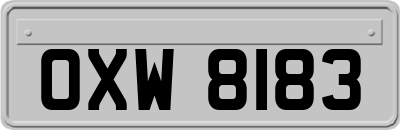 OXW8183