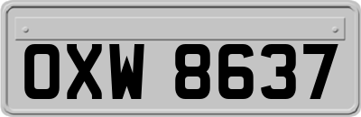 OXW8637