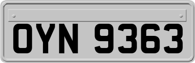 OYN9363