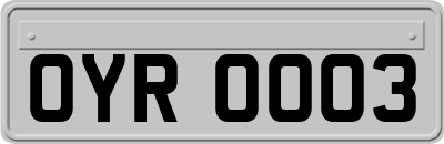 OYR0003