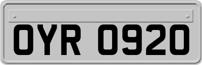 OYR0920