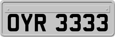 OYR3333