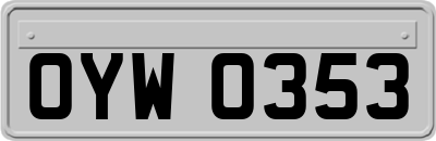 OYW0353