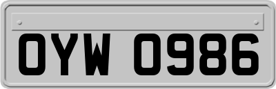 OYW0986